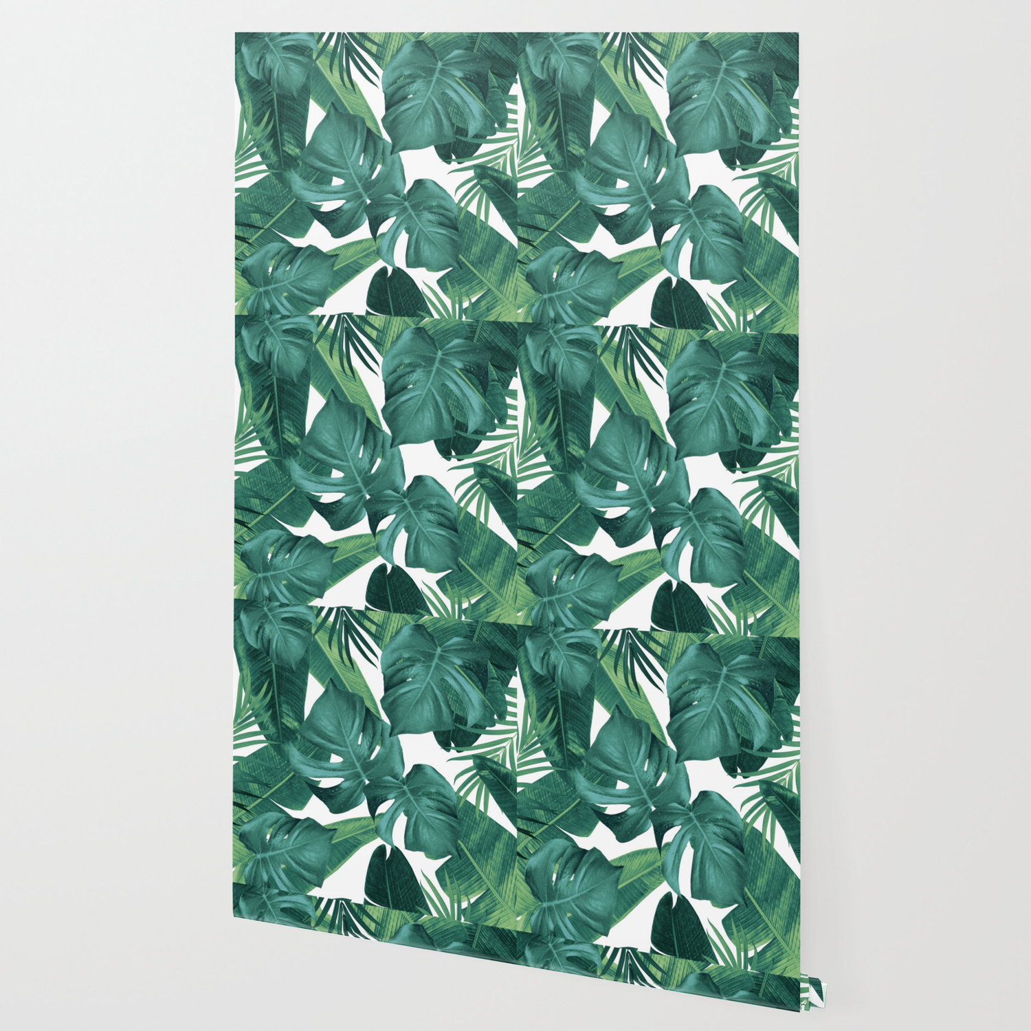 Tropical Summer Jungle Leaves Dream 2 Tropical Decor Art Society6 Wallpaper By Anitabellajantz Society6