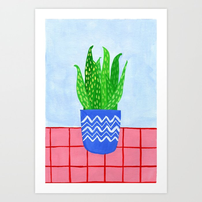 Potted plant II Art Print