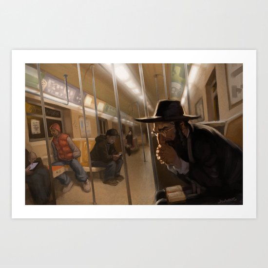 Ghost Train Art Print