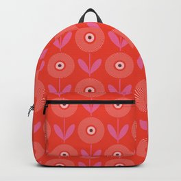 Gira Pattern II - Retro Flowers Series Backpack