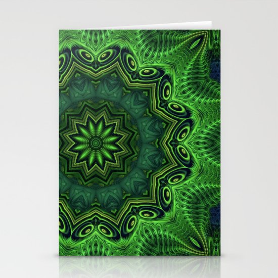 Harmony in Green Stationery Cards