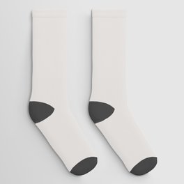 Ultra Pale Mauve Gray - Grey Solid Color Pairs PPG Fall Chill PPG1003-1 - Single Shade Hue Colour Socks