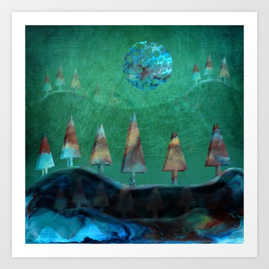 Shadowplay Art Print