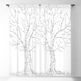 Cool Binary Tree Coding Computer Blackout Curtain