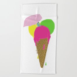 ice ice Beach Towel