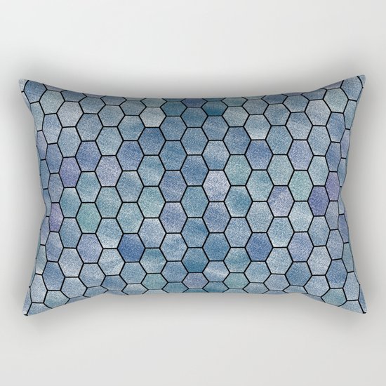 Glitter Tiles VI Rectangular Pillow