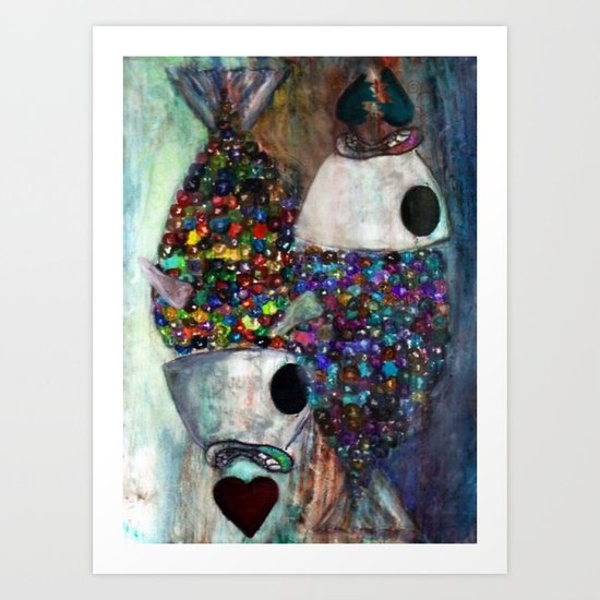 Eat Your Heart Out Art Print