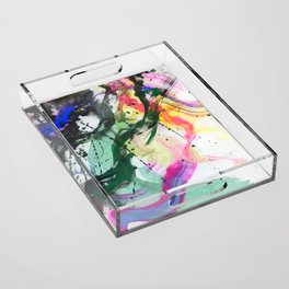 abstract candyclouds N.o 11 Acrylic Tray