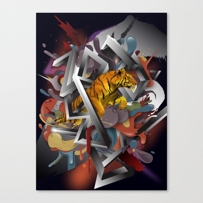 Year of The Tiger Canvas Print