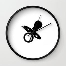 BABY'S DUMMY PACIFIER Wall Clock