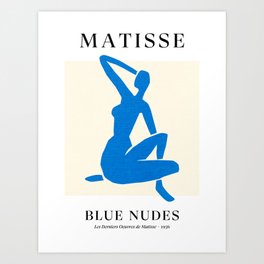 Nude III | Henri Matisse Blue Nude Series Art Print