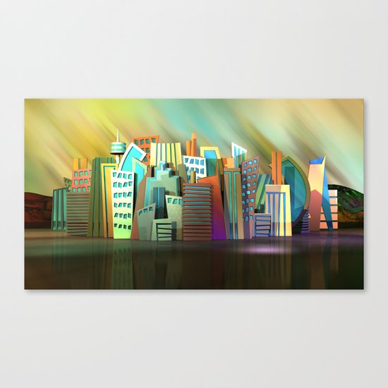 City of Color Canvas Print