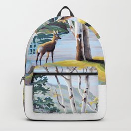 Paint by Numbers Deer Woodland Scene Backpack