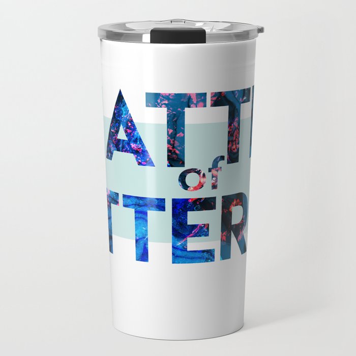 Matter Of Patterns Logo Travel Mug By Nikkomartin44 Society6