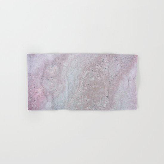 Elegant Pink Polished Marble Hand & Bath Towel