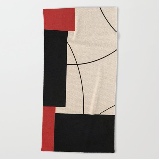 Simple Connections 1 Beach Towel