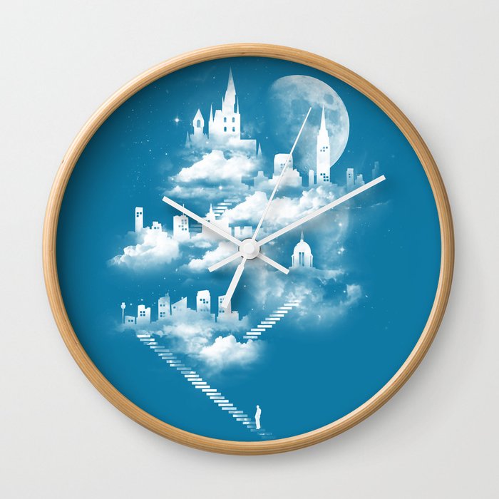 STAIRWAY TO HEAVEN Wall Clock by Tobe Fonseca Society6