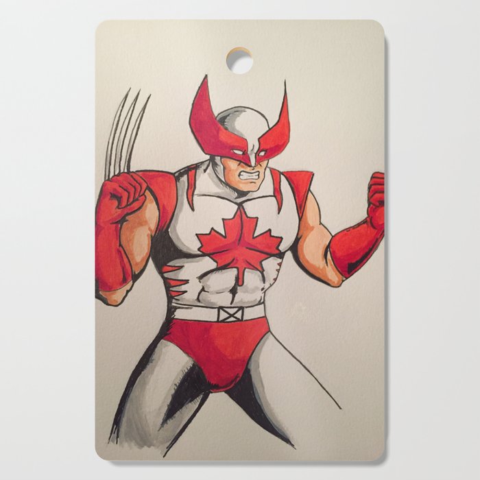 Canadian Super Hero Cutting Board