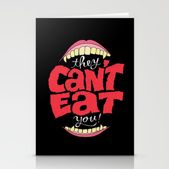 They Can't Eat You Stationery Cards