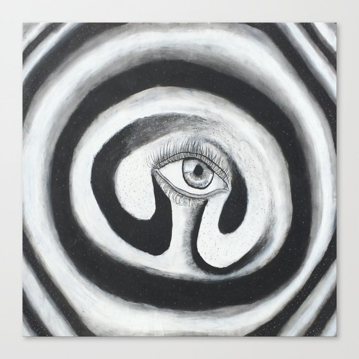 Eye Spiral Out Canvas Print