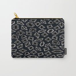 -diamond- Carry-All Pouch | Graphic Design, Illustration, Pattern, Black and White 