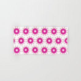 Flowers Abstract Pattern Design Mini Art Print Hand & Bath Towel