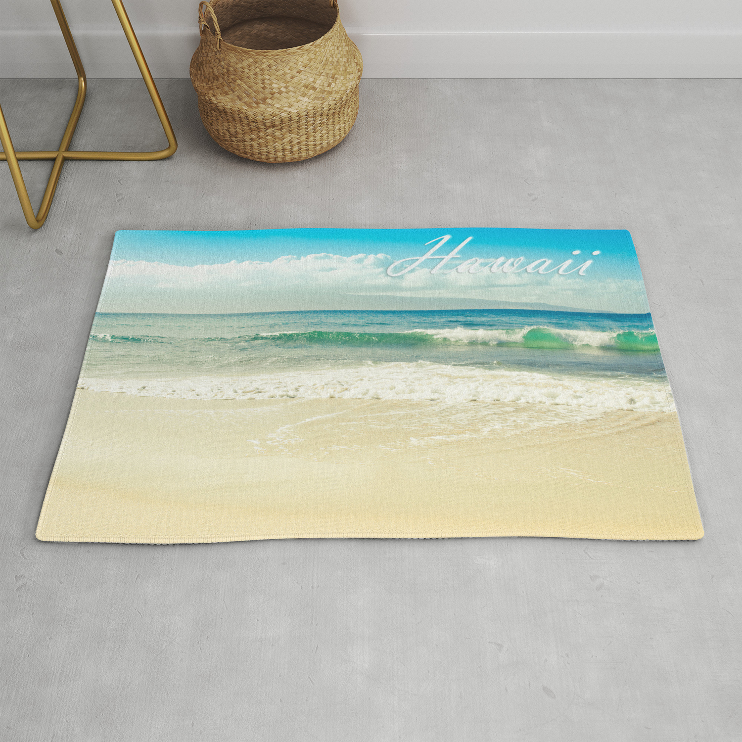 Hawaii Graphic Tropical Beach Decor Rug By Sharonmau Society6