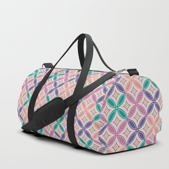 Oriental Batik Multicolored Duffle Bag