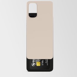 Ultra Pale Apricot Solid Color Pairs PPG Canyon Peach PPG1070-1 - All One Single Shade Hue Colour Android Card Case