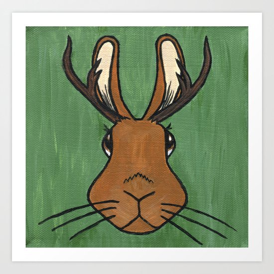 Jackalope Art Print