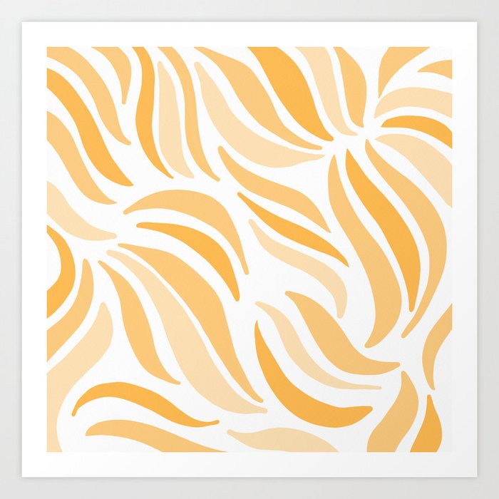 Flourish Abstract Art Print by ArtCafe | Society6