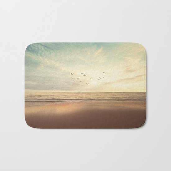 Summer Seagulls Bath Mat