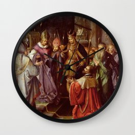 Frans Francken the Younger - Presentation de la sainte Tunique a Charles Quint Wall Clock