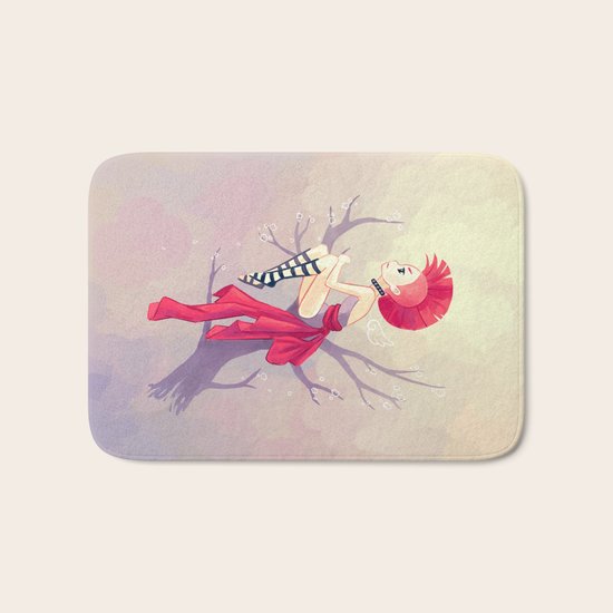 Punk Girl Bath Mat