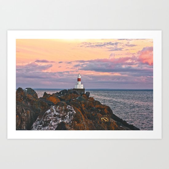 To the Lighthouse Art Print
