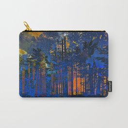 Maxfield Parish Northern Dreams Carry-All Pouch | Color, Hdr, Silhouette, Maxfieldparish, Dawn, Blue, Beauty, Sky, Sunset, Digital 