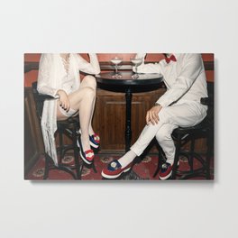 I’d like to take you on a date. Sixteen past eight Metal Print