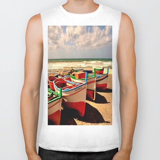 boats Biker Tank