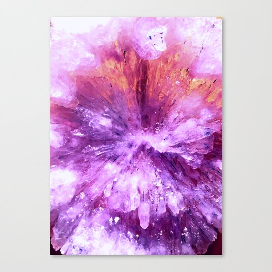 Flower Crystal Canvas Print