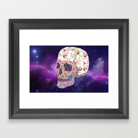 Liberty Skull Framed Art Print