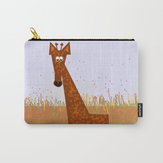 Giraffe on the savannahs Carry-All Pouch