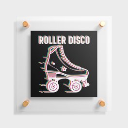 Roller Disco Seventies 70’s Skating Floating Acrylic Print