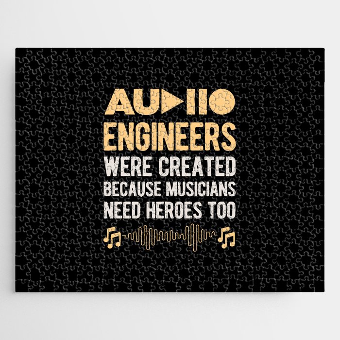 Funny Audio Engineer Jigsaw Puzzle