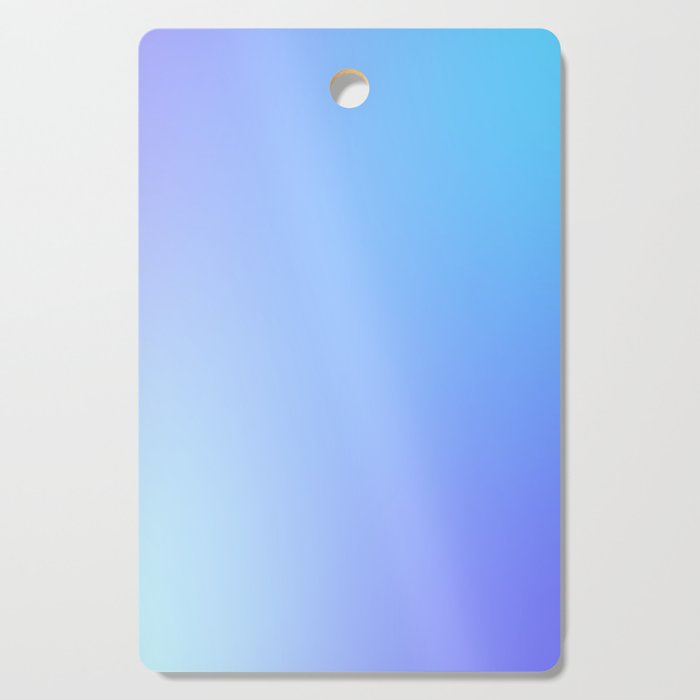 18 Blue Gradient 220506 Aura Ombre Valourine Digital Minimalist Art Cutting Board