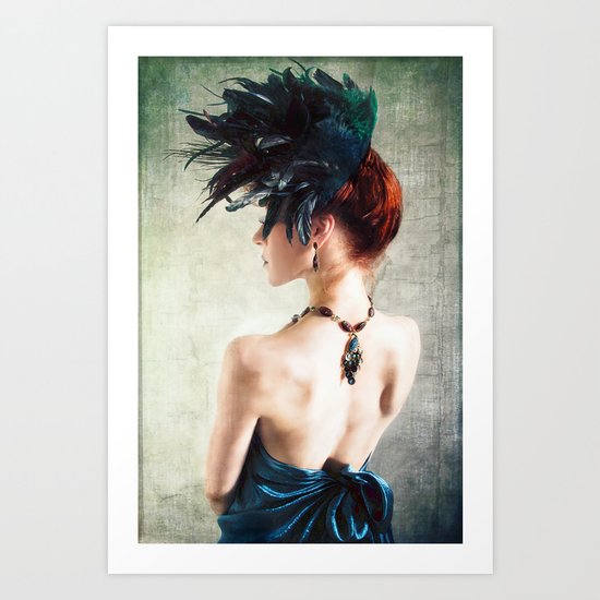 Madame Peacock II Art Print
