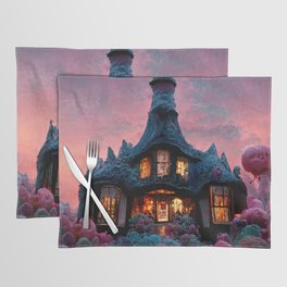 Cotton Candy House Placemat