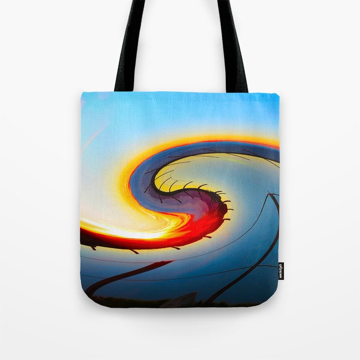 Colorful waves Tote Bag