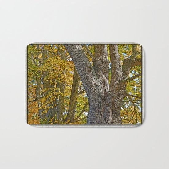 AUTUMN ACER MACROPHYLLUM (AUTUMN BIGLEAF MAPLE) Bath Mat