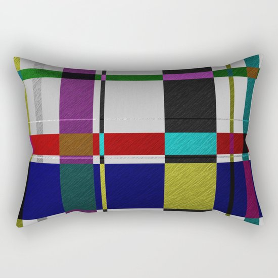Streets Of Foil Rectangular Pillow