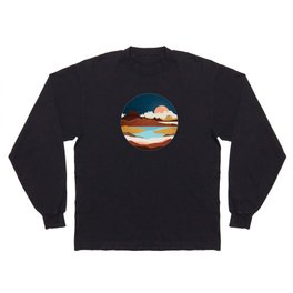 Desert Moon Lake Long Sleeve T-shirt